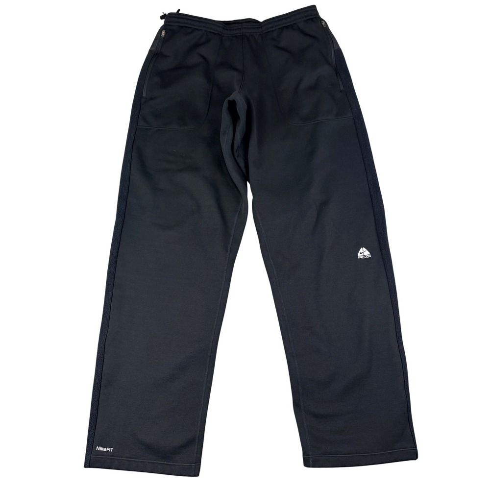 Nike ACG Large Black Therma-FIT Pants Fleece Lined Gorpcore Athleisure Hiking
